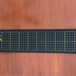 Swordfish Black and Gold Grid Cutting Mat